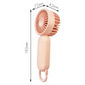 Quite usb rechargeable hand mini fan with hook for air cooling